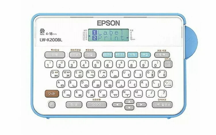 EPSON LW-K200BL Label Printer 4~18mm_ English/Korean