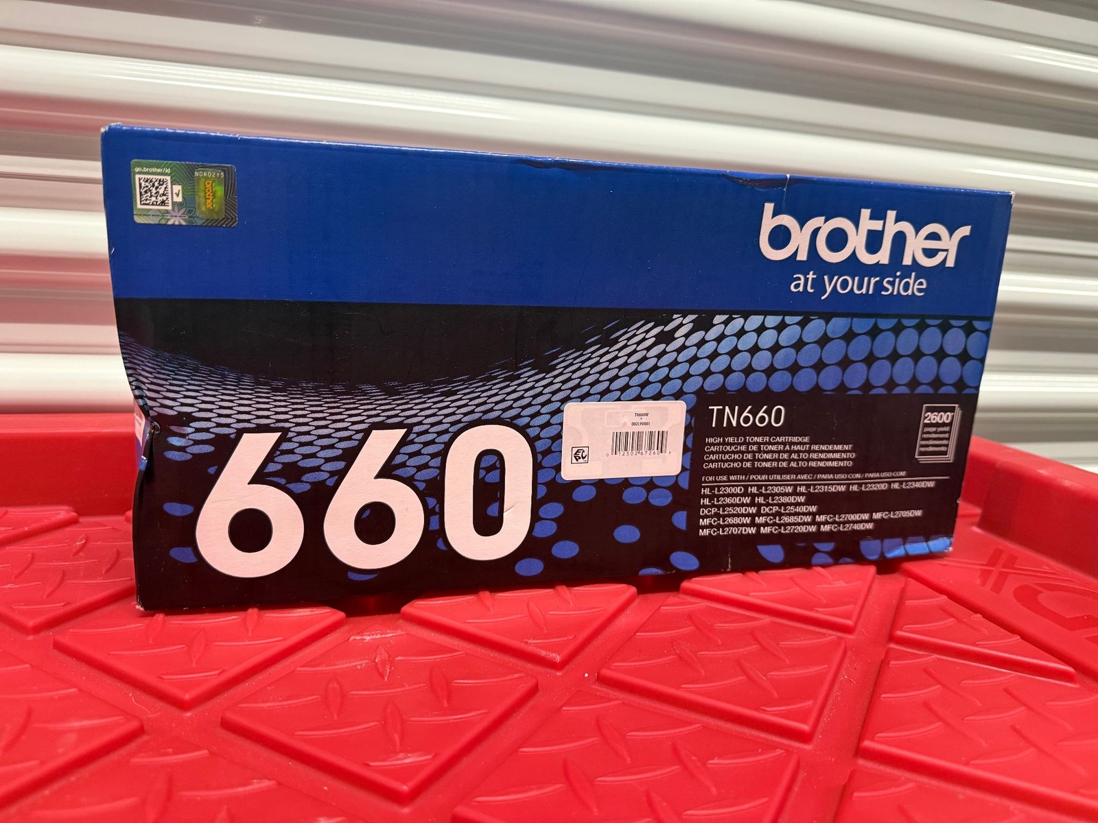 Brother Toner Cartridge TN660 High Yield Black OEM TN60 Sealed Box Damaged