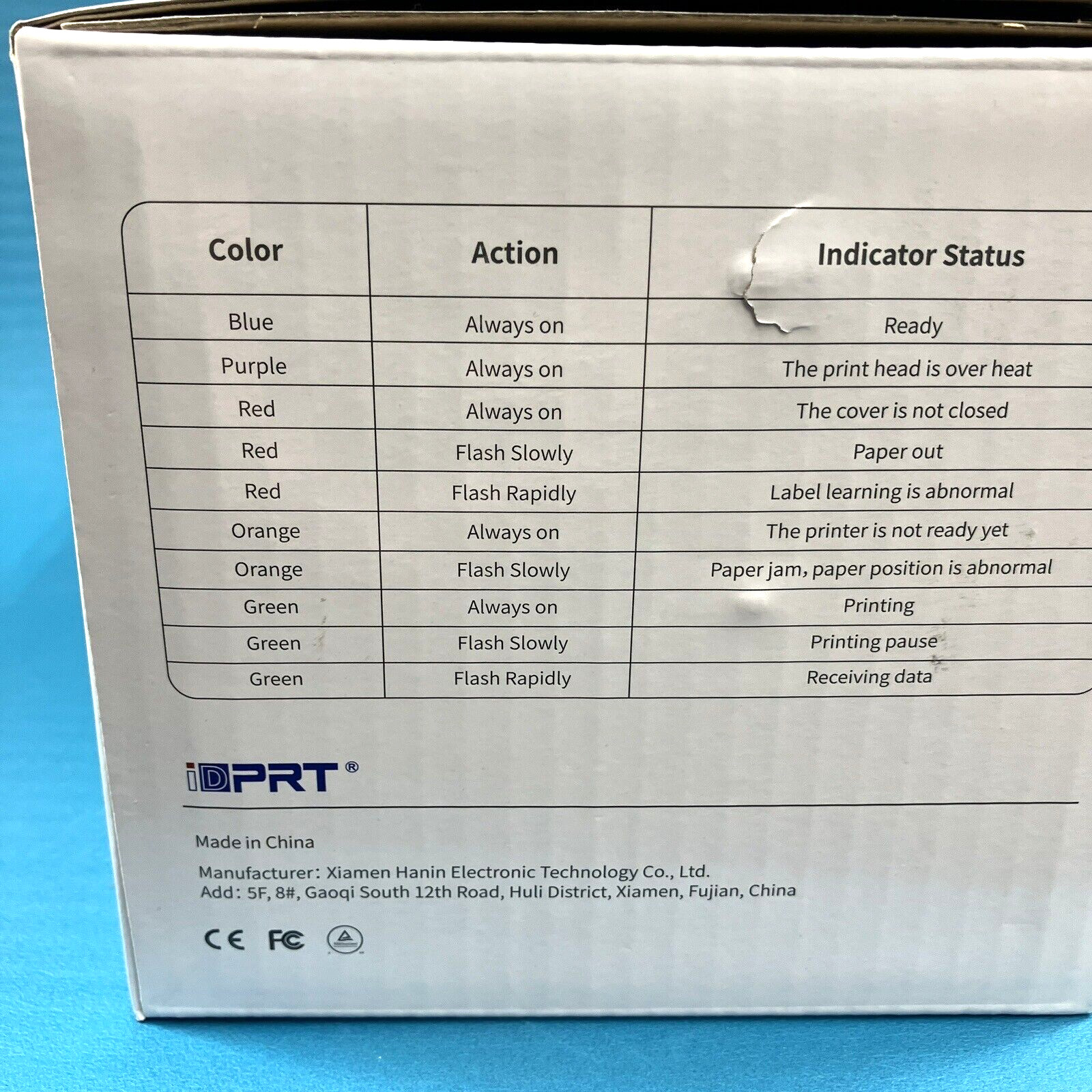 IDPRT Direct Thermal Label Printer 4×6 SP410 Black AC 100-240v 6ips Max Speed