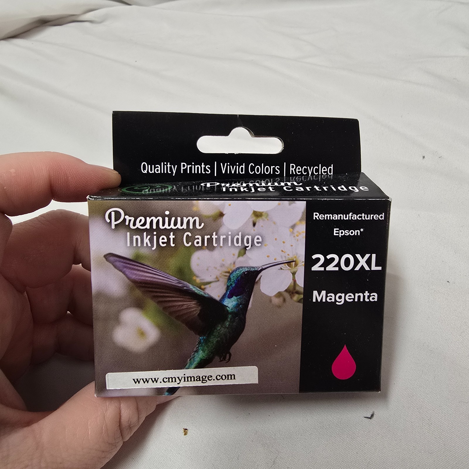 Premium Inkjet Cartridge Quality Prints Vivid Colors Recycled NIBS 220XL Magenta
