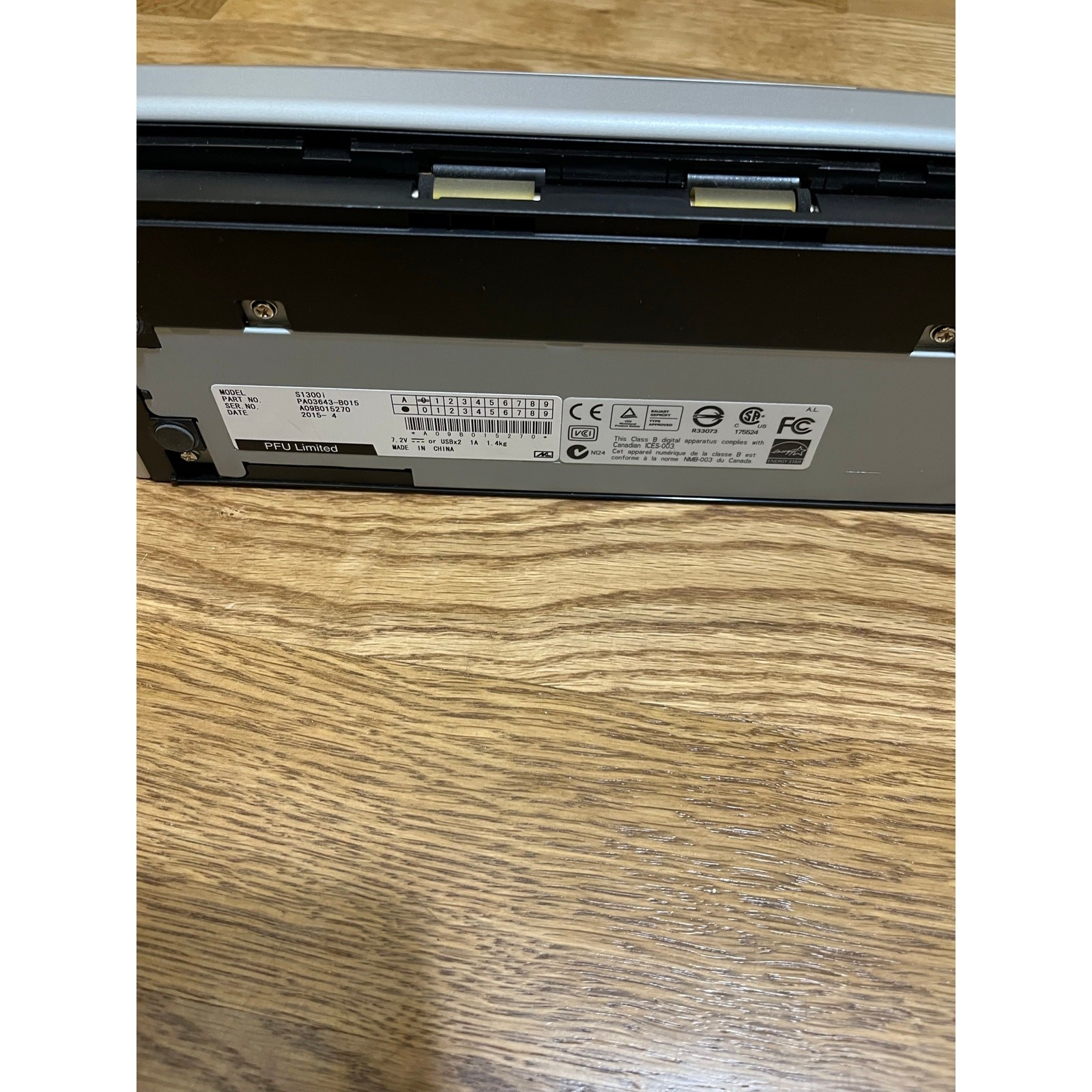 Fujitsu ScanSnap S1300i Compact Document Scanner USB & Power Adapter