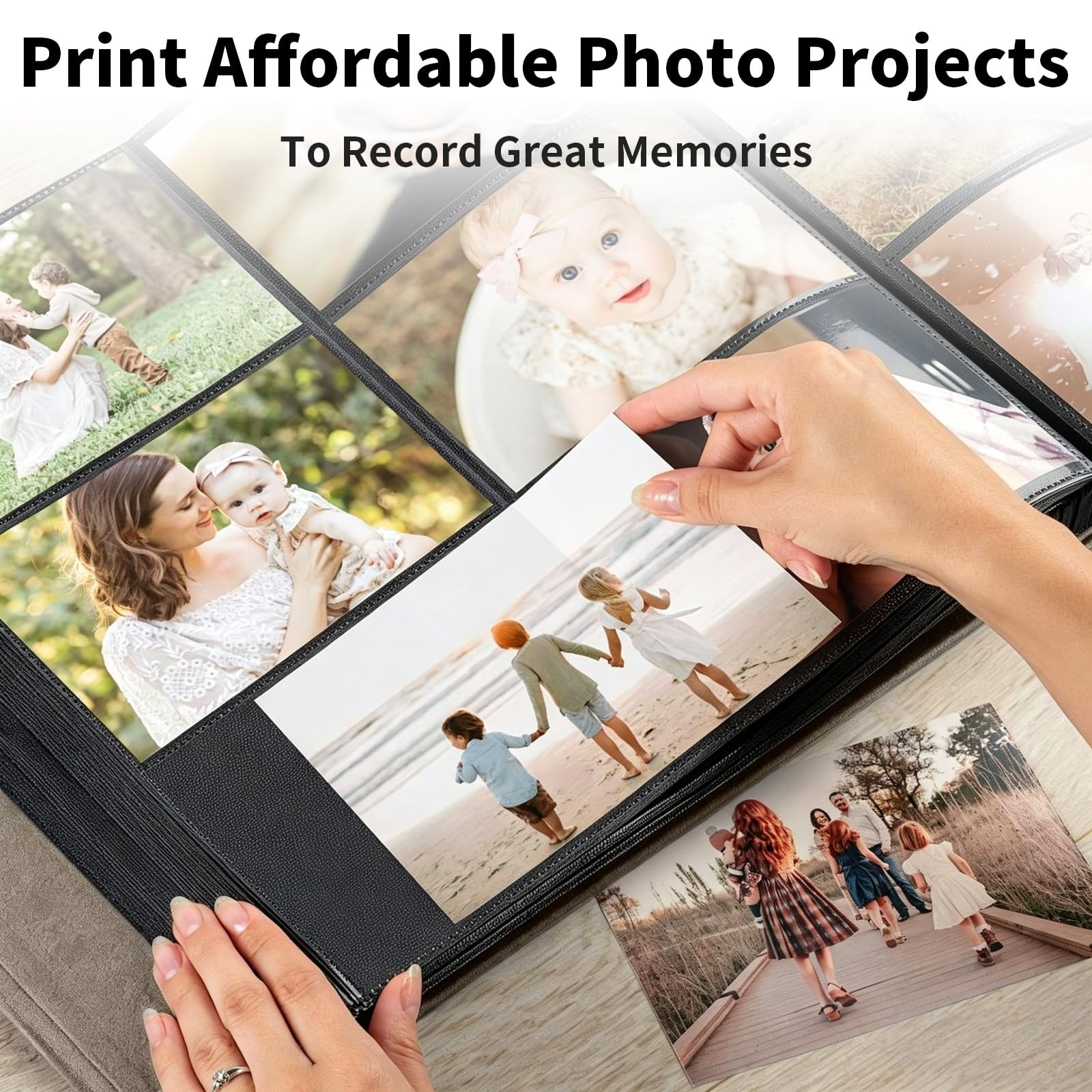 Glossy Photo Paper, Premium 4×6 Photo Paper 200 GSM/54 LB, 100 Sheets for Dye…