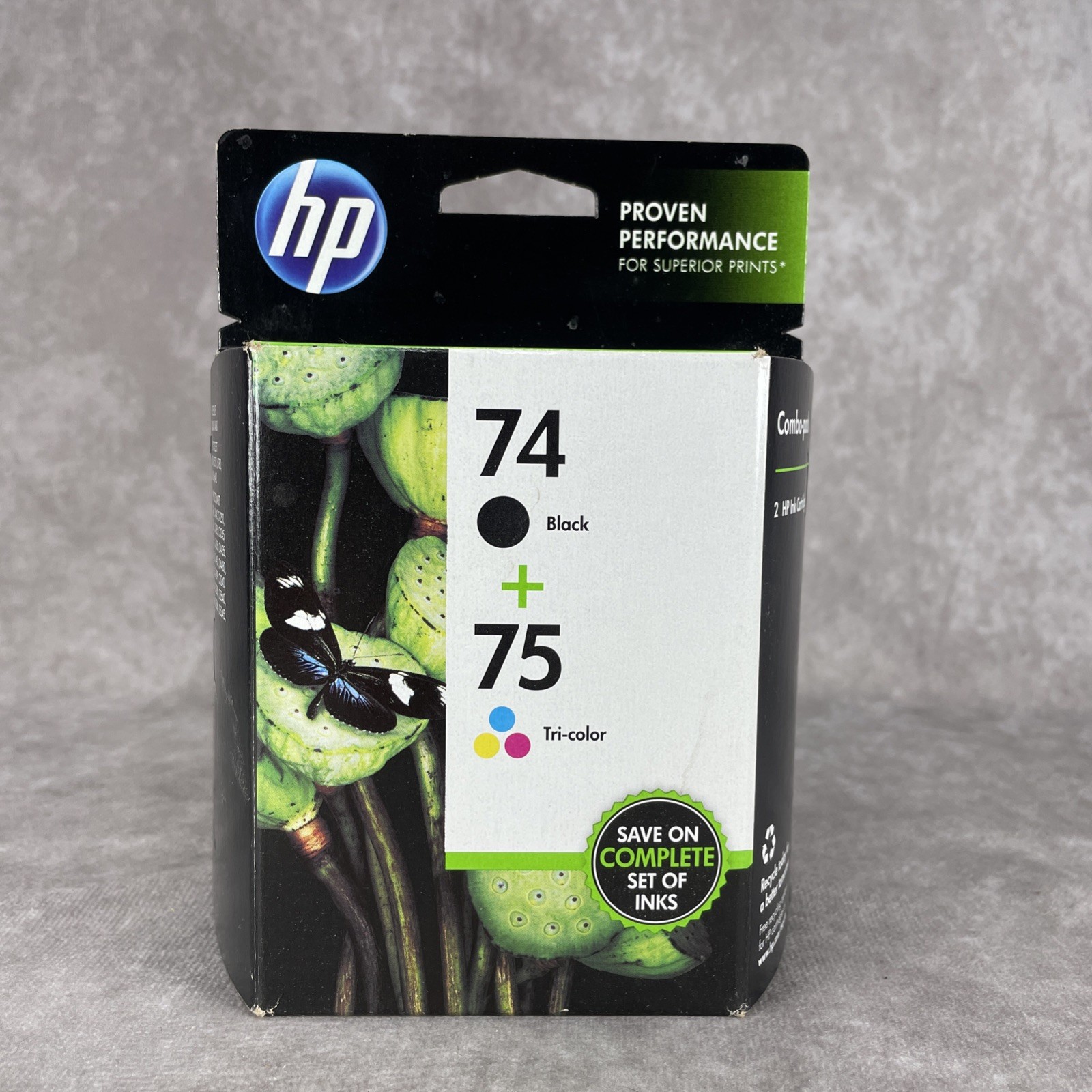 Genuine HP 74/75 (CC659FN) Black/Tri-color Ink Cartridge EXP 9/2015