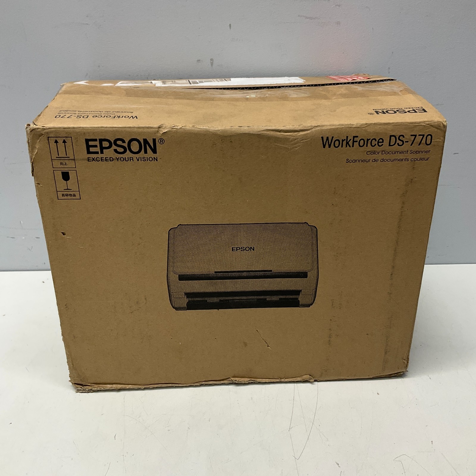 Epson WorkForce DS-770 Color Duplex Desktop Document Scanner NEW OPEN BOX