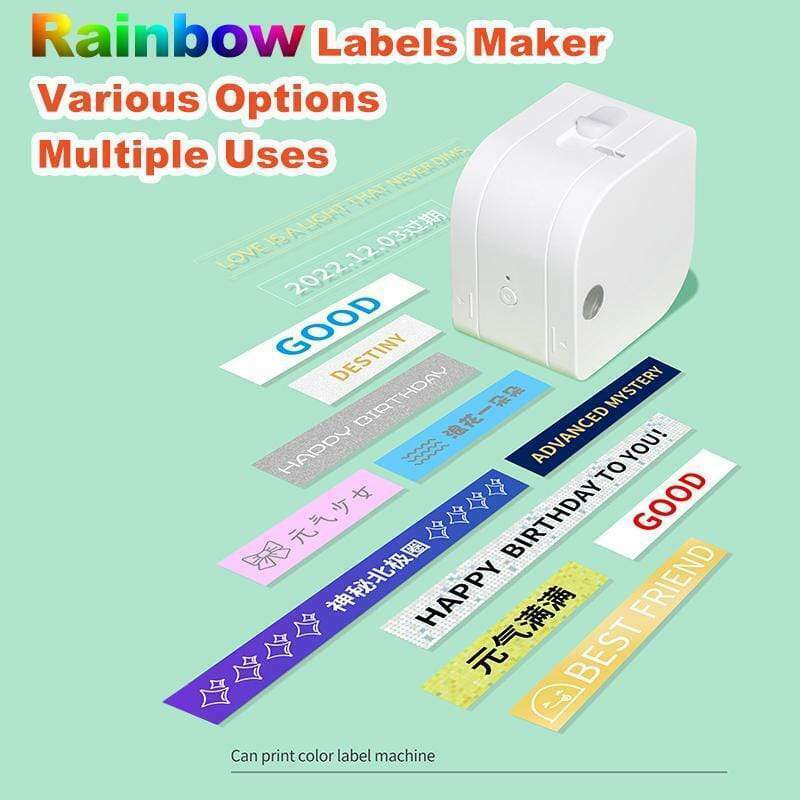 P12 Portable Label Maker Bluetooth Printer For Dymo Letratag 91201 91331 Tape