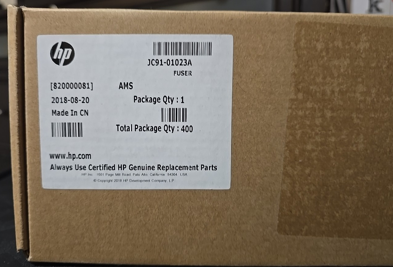 Genuine Samsung JC91-01023A (JC91-01023B) Fuser, Dell 724-BBCI, N41P2, 485GN