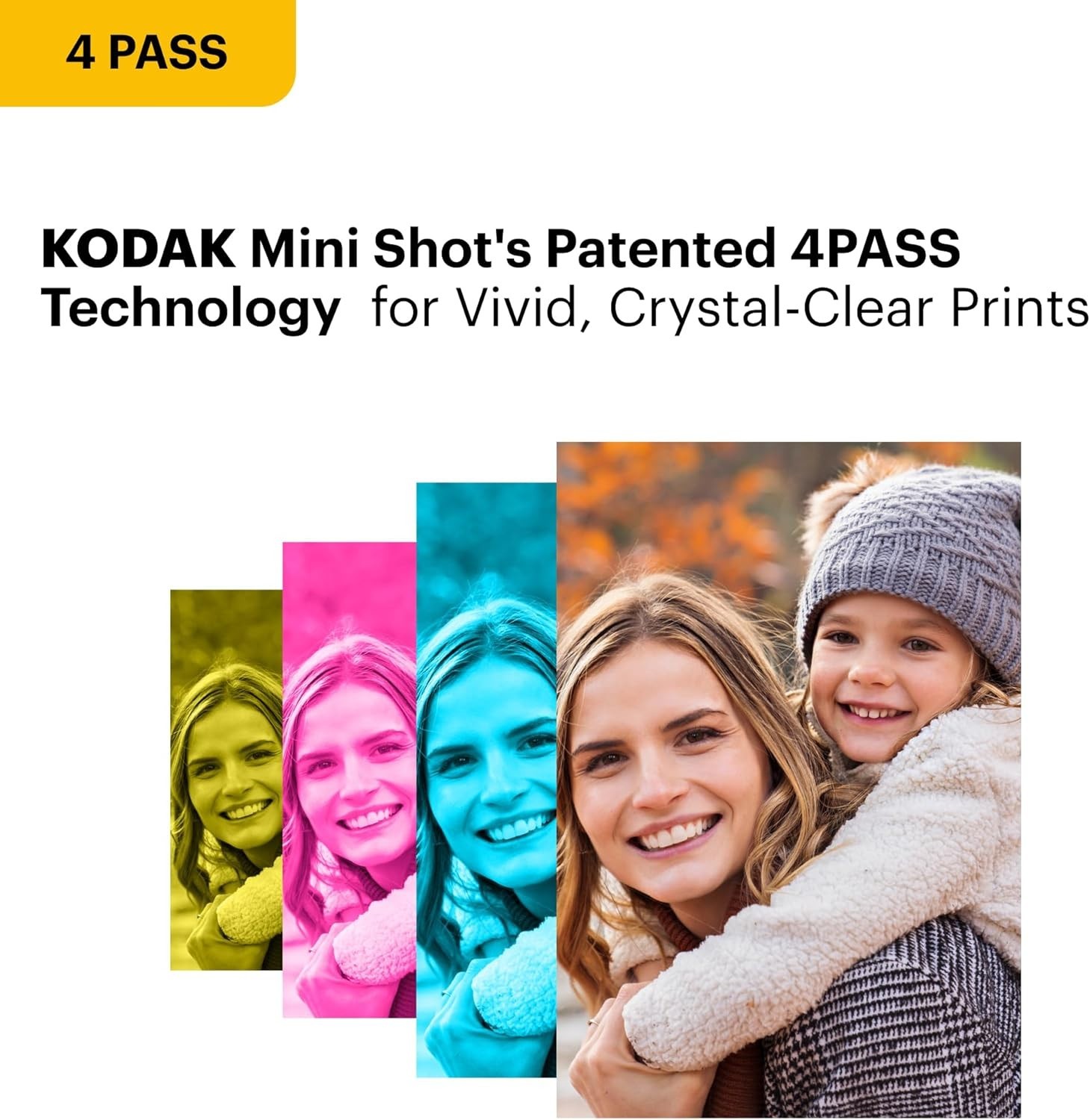 Compact Bluetooth Photo Printer with App Control – 38 Sheets of Quality