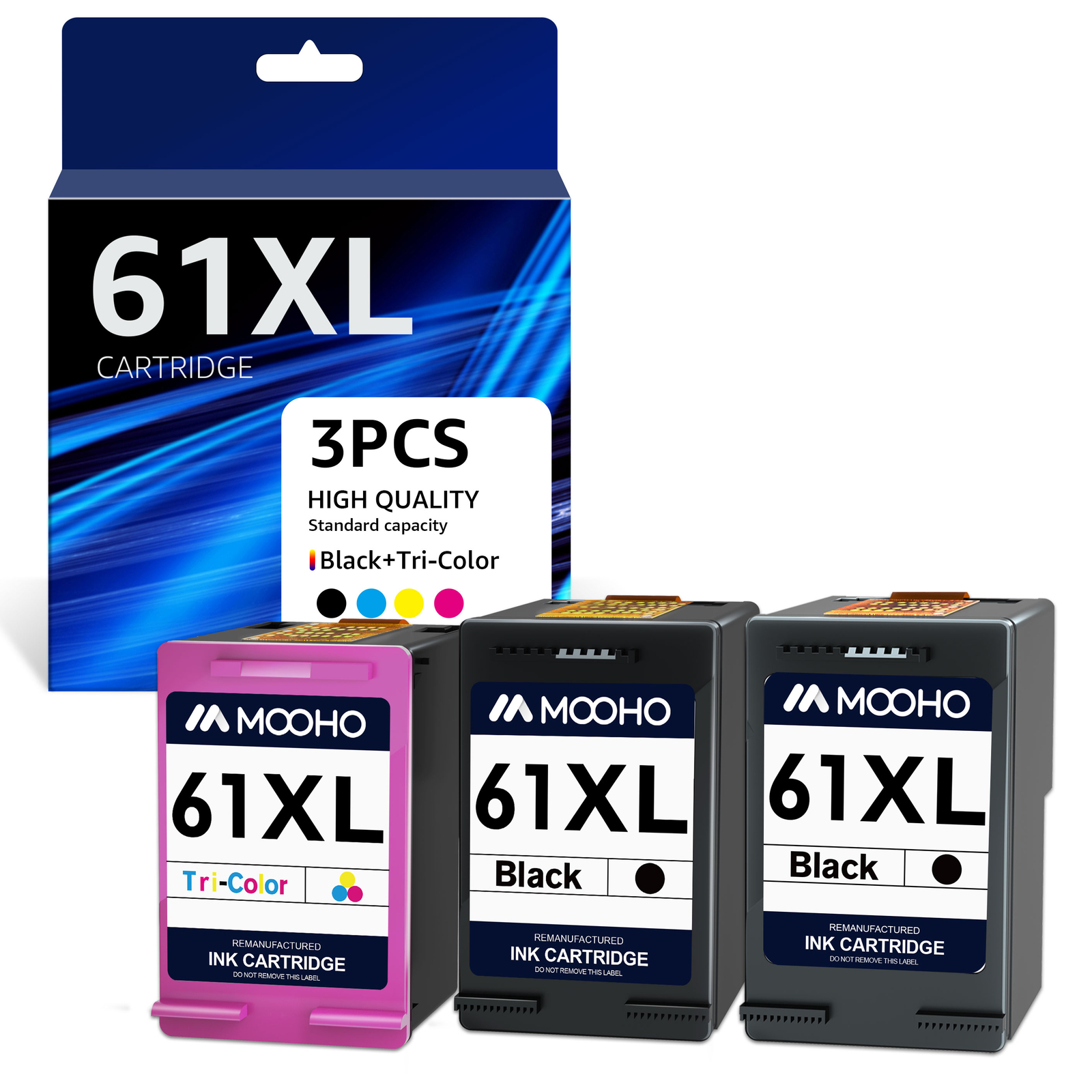61XL 61 XL Black Color Ink Cartridge For HP ENVY 4500 4501 4502 4504 5530 5535