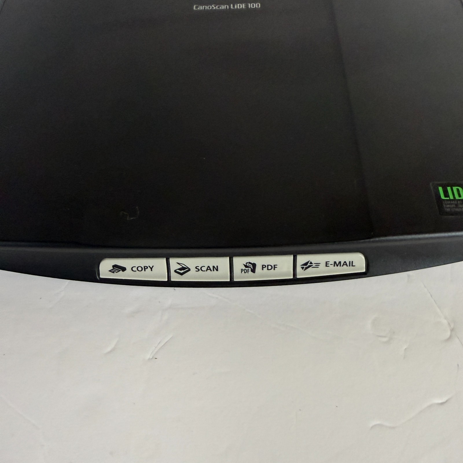 Canon CanoScan LiDE 100 Color Image Scanner 2400dpi USB Black EUC