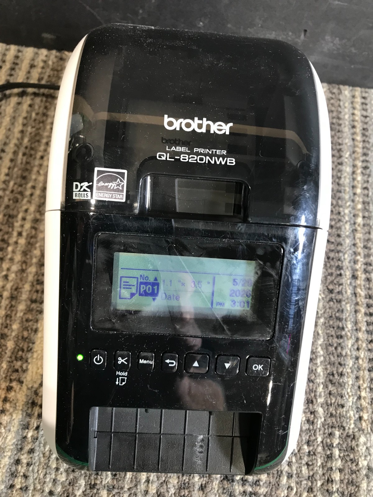 Brother QL-820NWB Ultra-Fast Thermal Barcode Printer WiFi LAN USB Bluetooth W/AC