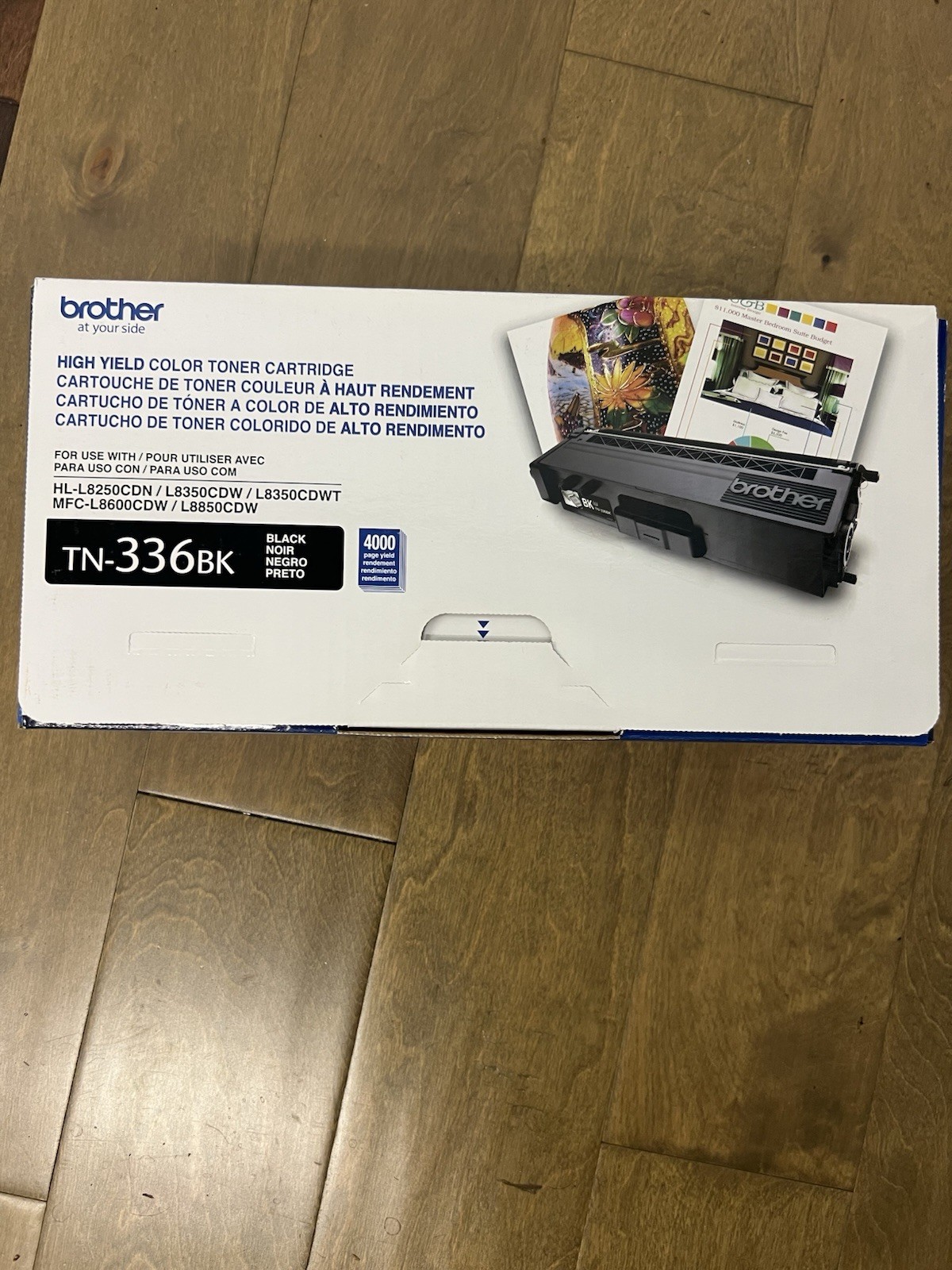 Brother Black Ink TN-336BK High Yield Toner Cartridge Black
