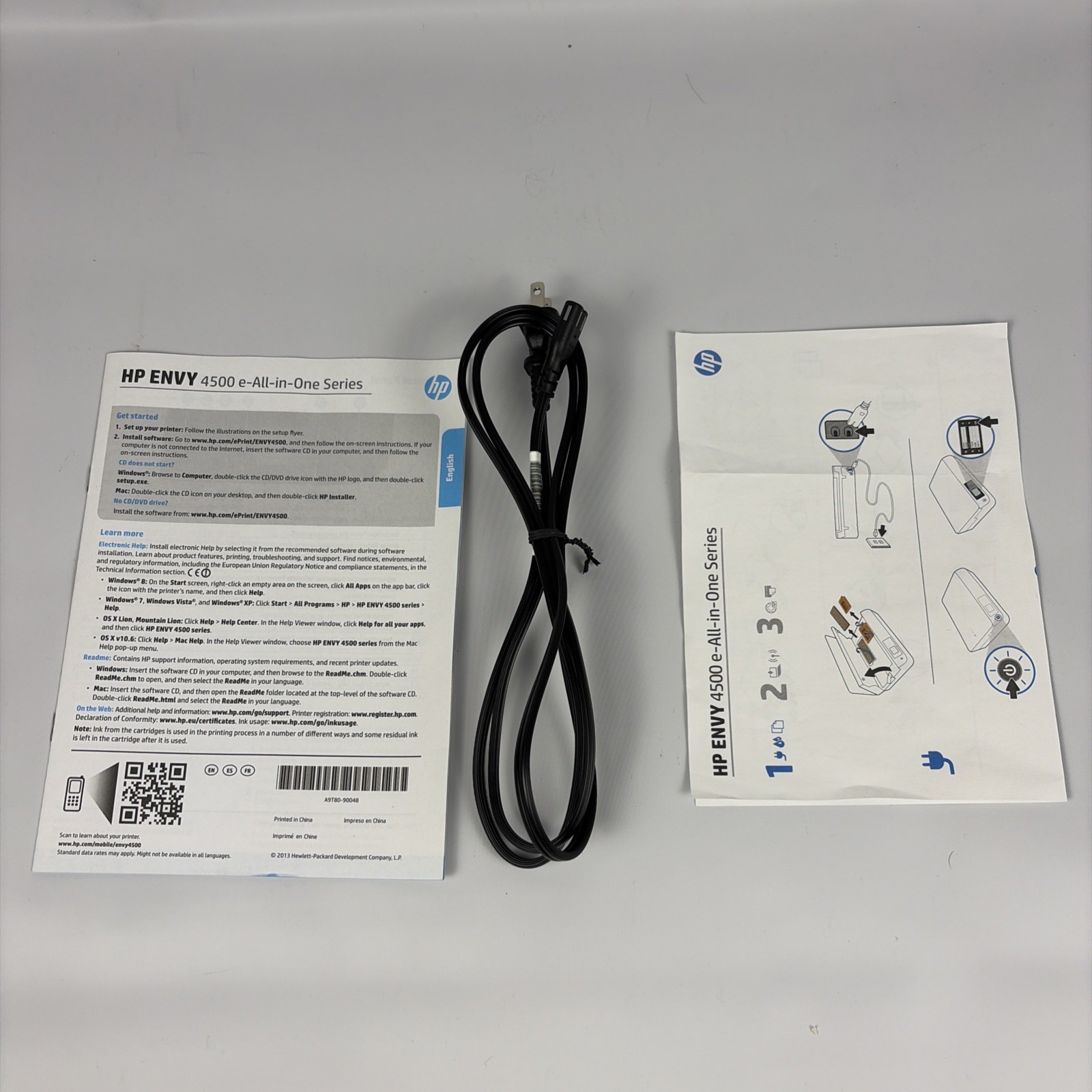 HP Envy 4500 (4502 Model) All-in-One Inkjet Printer Copier Scan TESTED w/ INK