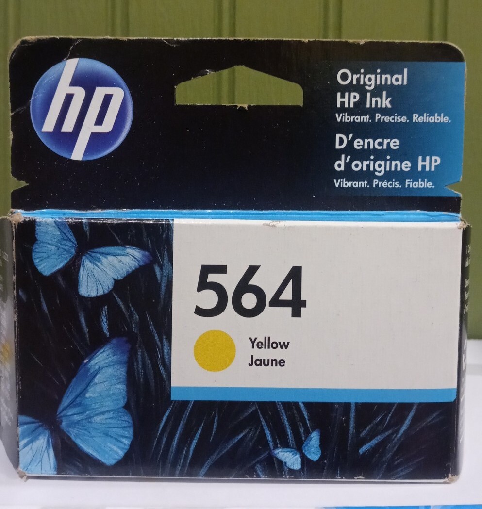 Genuine hp 564 Ink Cartridge – Yellow ( 04/ 2023)