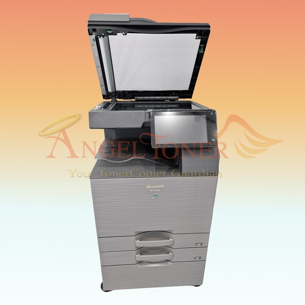 Sharp BP-50C26 A3/Tabloid Color Laser Copier Printer Scanner Duplex 12×18 26 PPM