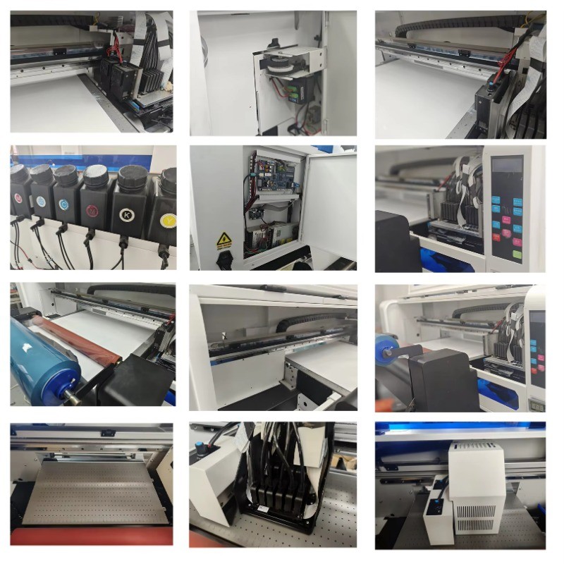 A3+ Automatic Double XP600 UV DTF Printer for A / B Film Crystal Sticker Printer