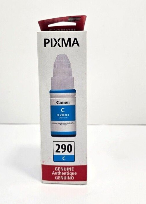 Canon Pixma G7000 OEM Ink 290 Cyan G1200 G2200 G3200 G4200 G4210 NEW OPEN BOX