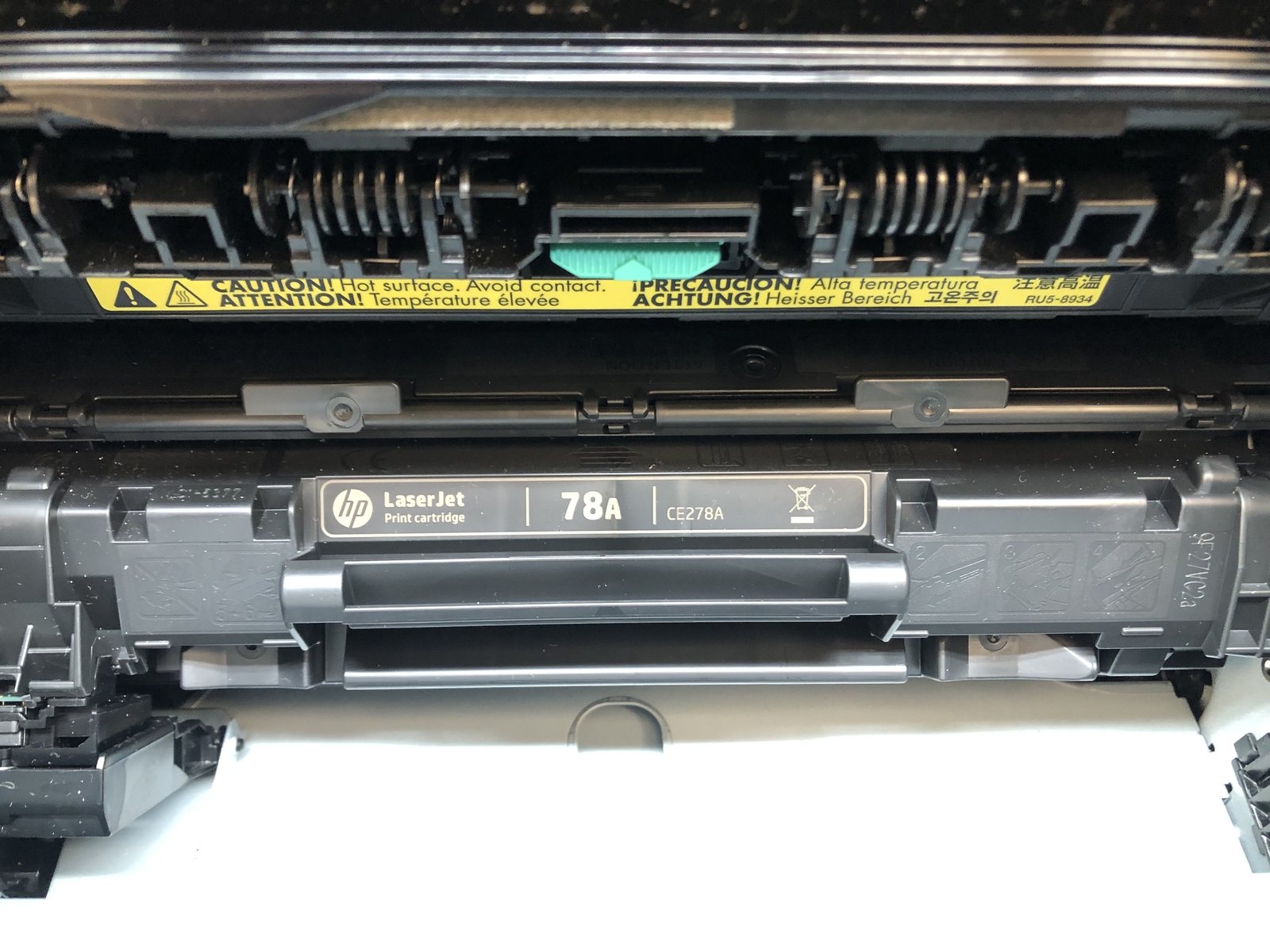 HP LaserJet P1606DN Monochrome Workgroup Printer CE749A Low pg ct Full Toner