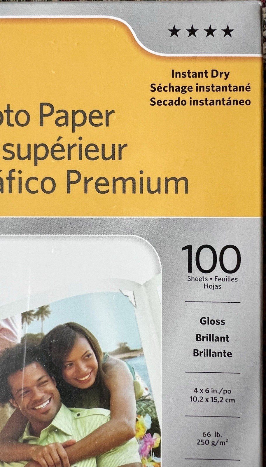Kodak Premium Photo Paper 4 x 6 Gloss Finish – 2 Packs 200 Sheets Total SEALED