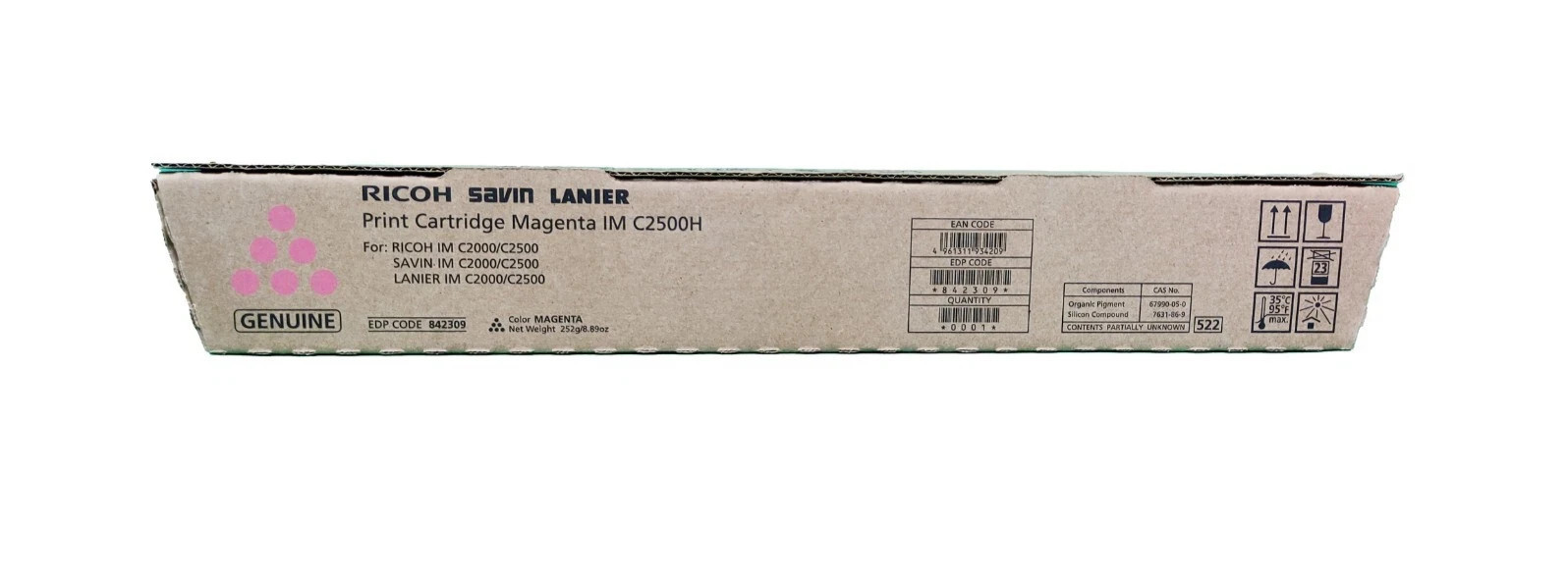 Genuine Ricoh Magenta Toner Cartridge | 842309 | IM C2500H