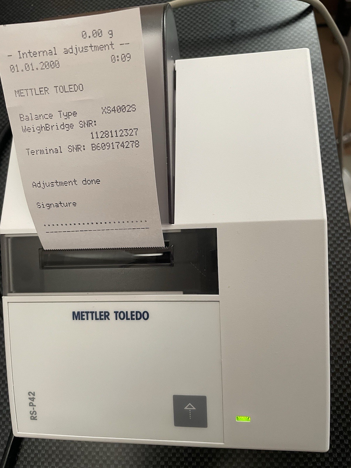 Mettler Toledo RS-P42 Balance Printer RS232 New Cosmetic Easy Connection