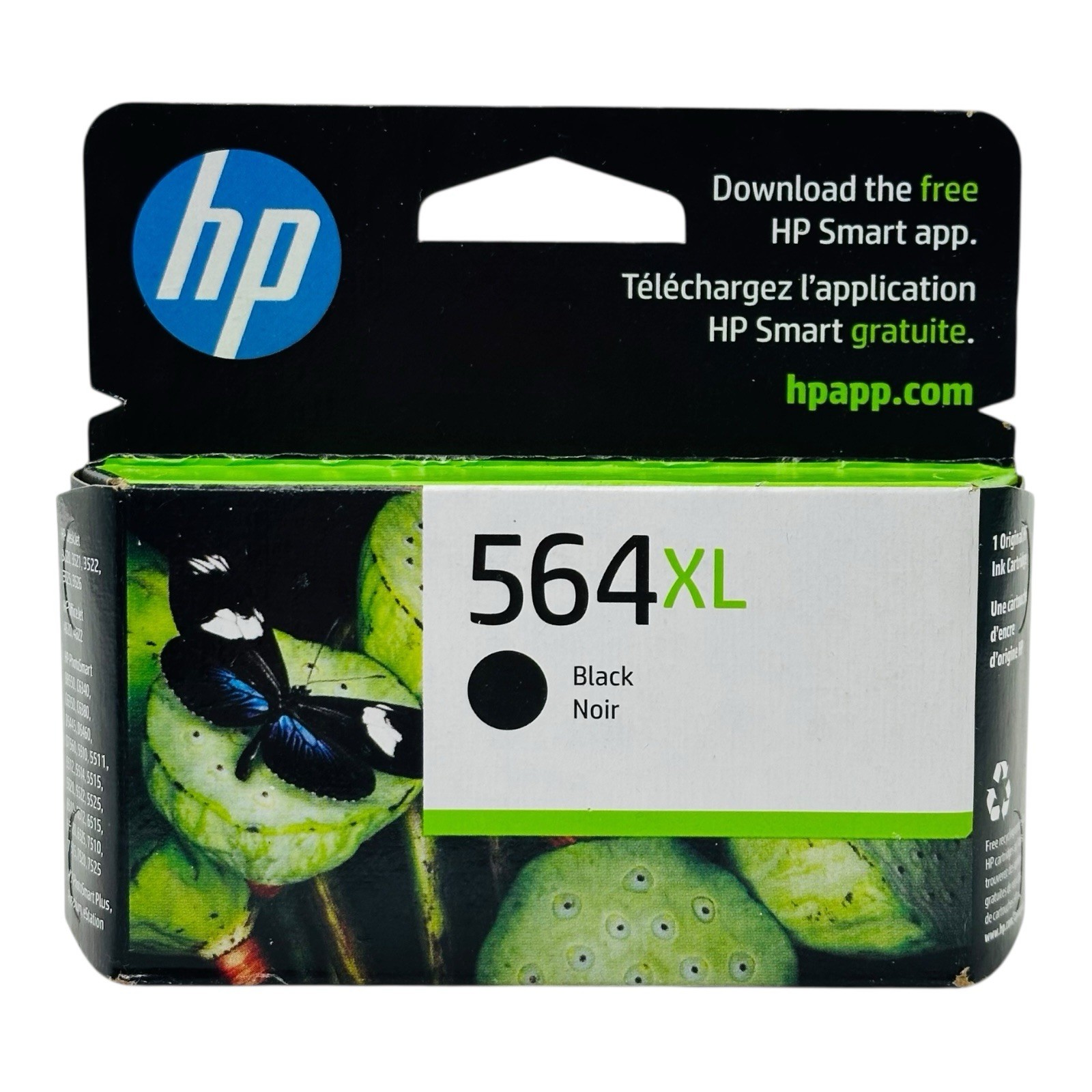 Genuine HP 564XL Black Ink Cartridge CN684WN EXP 2025 Sealed Box