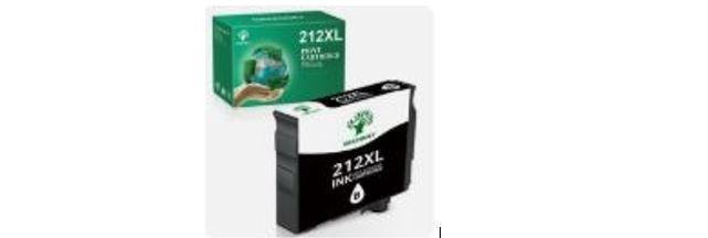 1-Pack 212XL Black Ink Cartridge compatible for Epson Workforce XP-4100 WF-2850