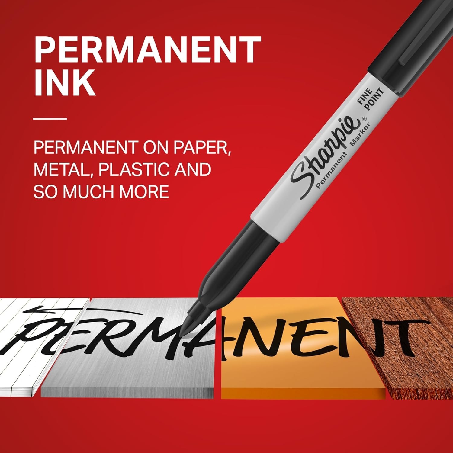 SHARPIE FINE POINT PERMANENT MARKER, BLACK, 12 COUNT