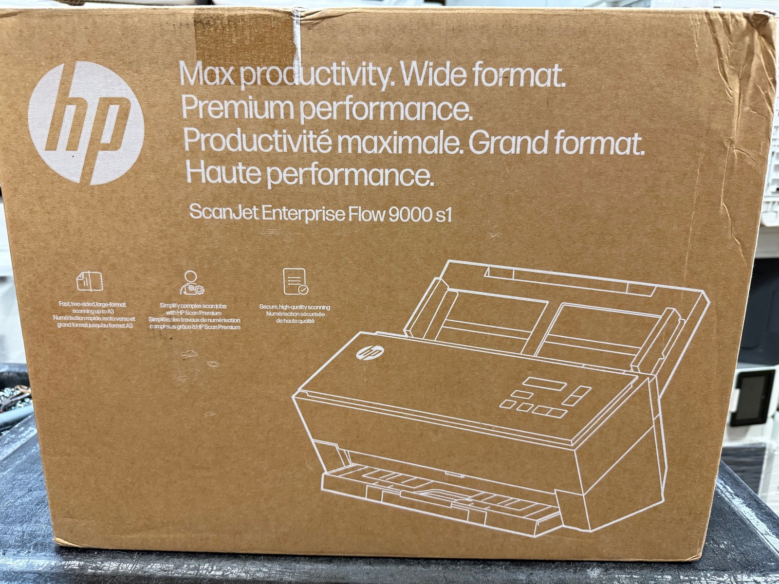 HP 8Q4W1A Scanjet Enterprise Flow N9000 SN1 Flatbed Scanner – NEW OPEN BOX!