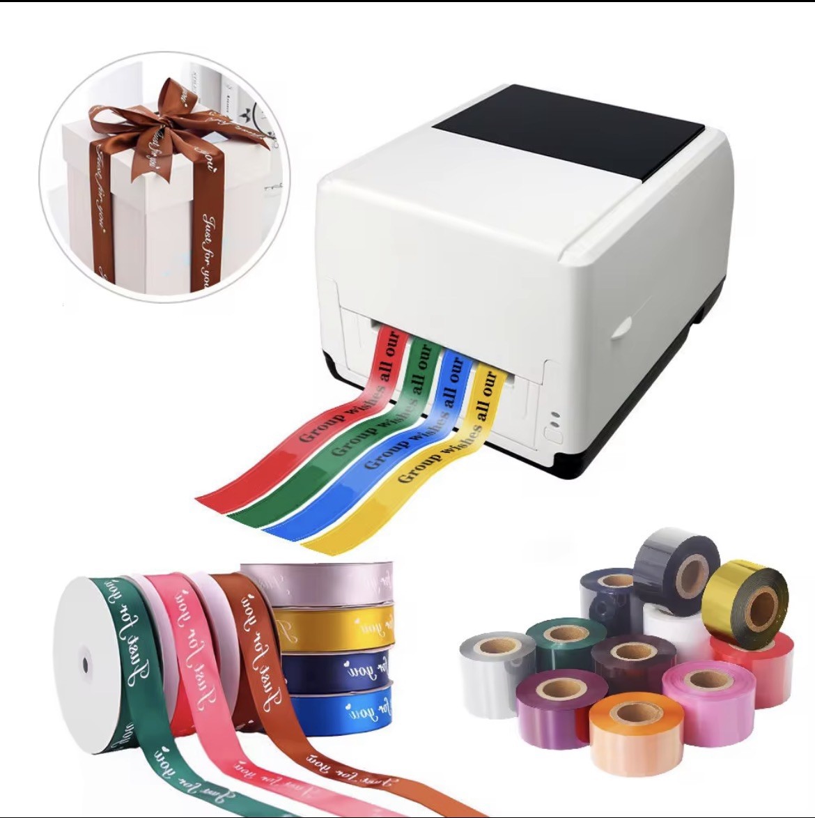 Barcode Label and Ribbon Printer