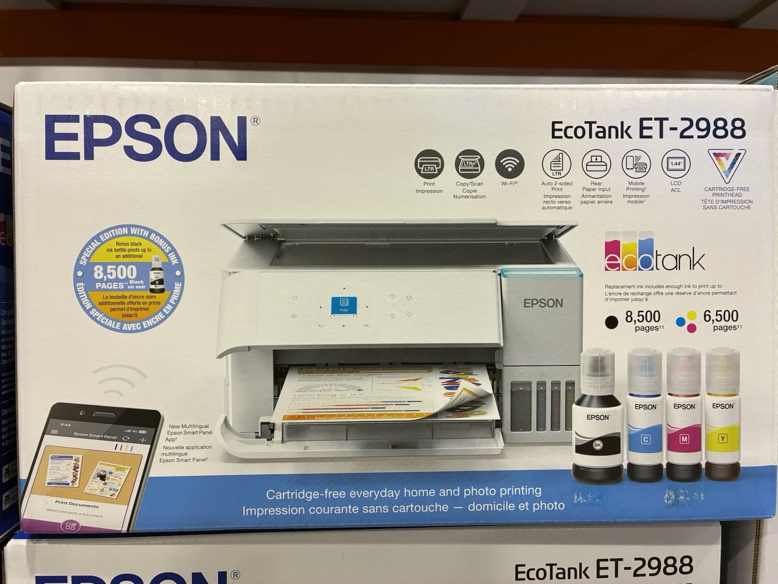 Epson EcoTank ET2850 SE Special Edition AIO Supertank Wireless Color All-In-One