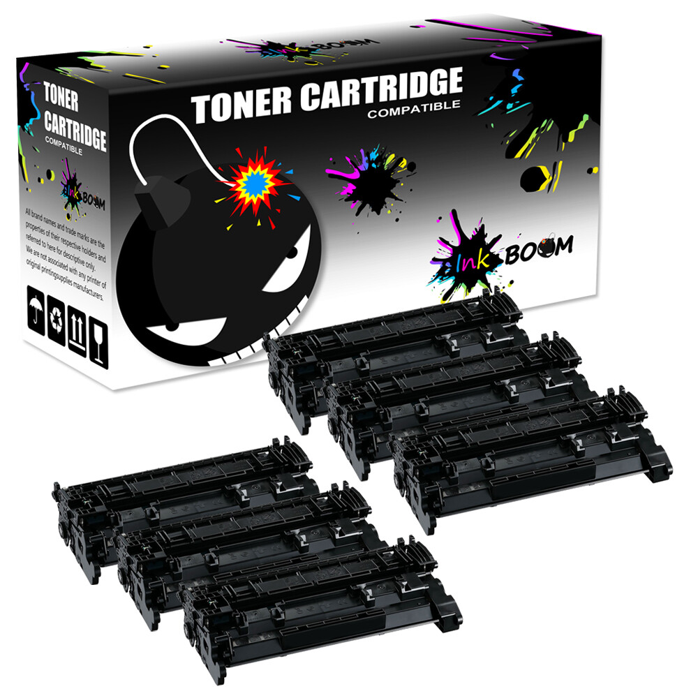 6 Black Toner Cartridge for 052H i-SENSYS LBP212dw LBP214dw LBP215x