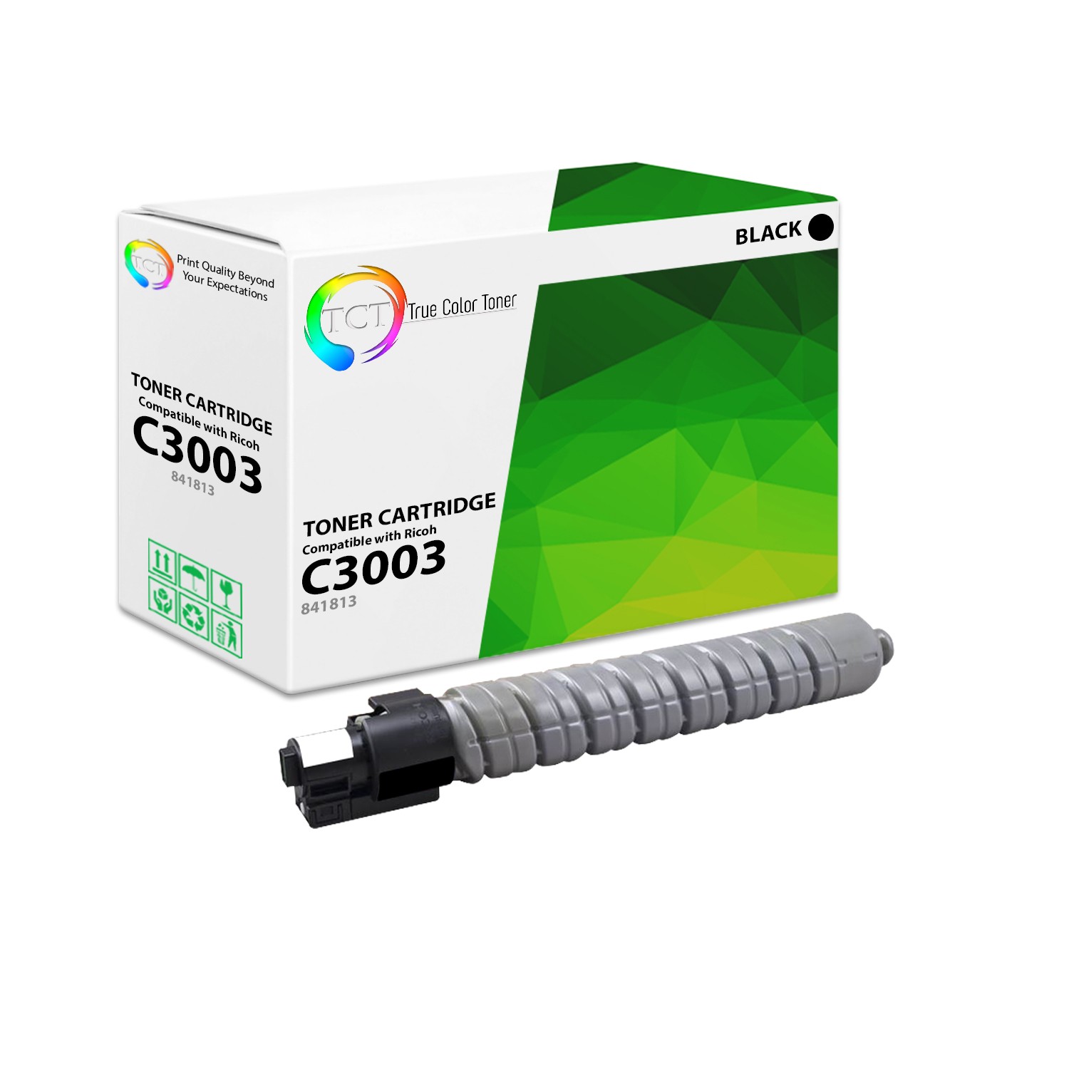 TCT Premium C3003 Black for Ricoh Aficio MP C3003 3503 Compatible Toner