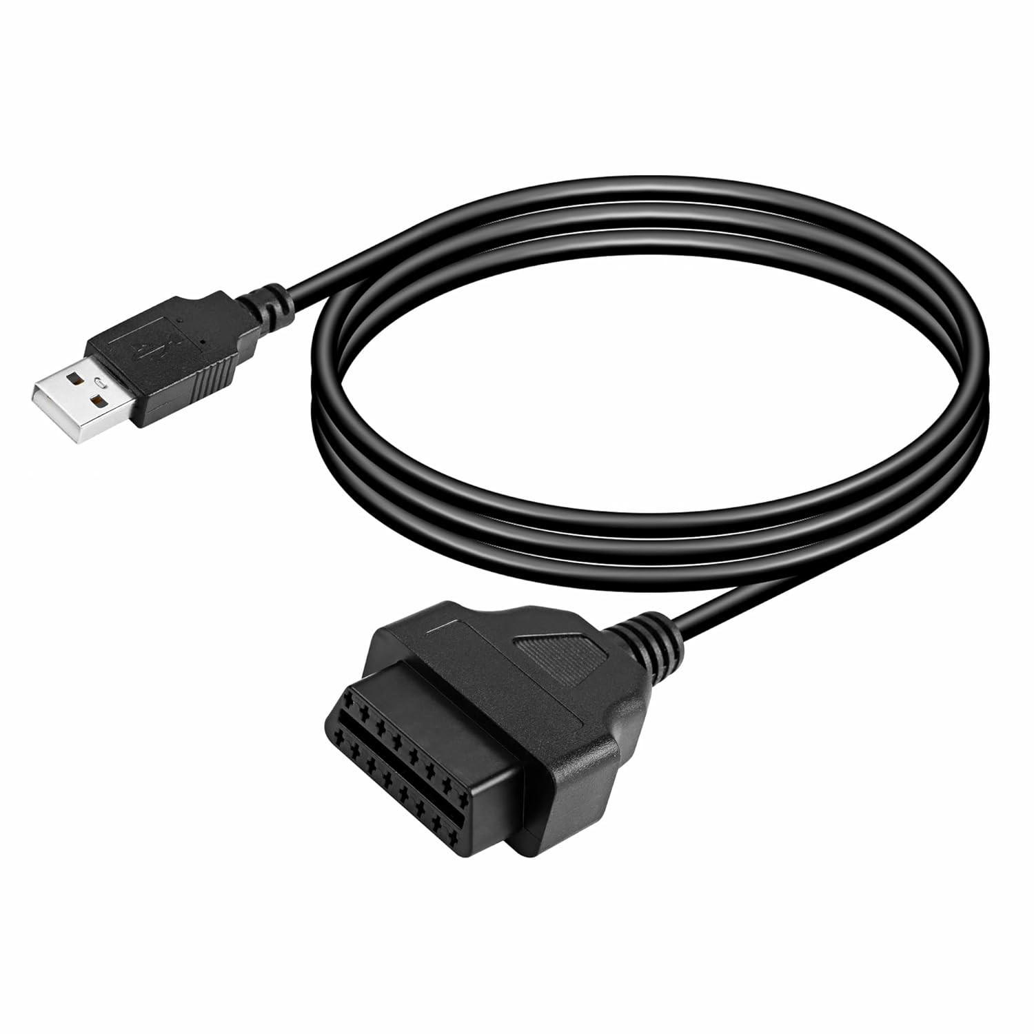 CERRXIAN 3.3FT OBDII Female to USB a Male Cable,Obd2 to USB Power Connection Cab
