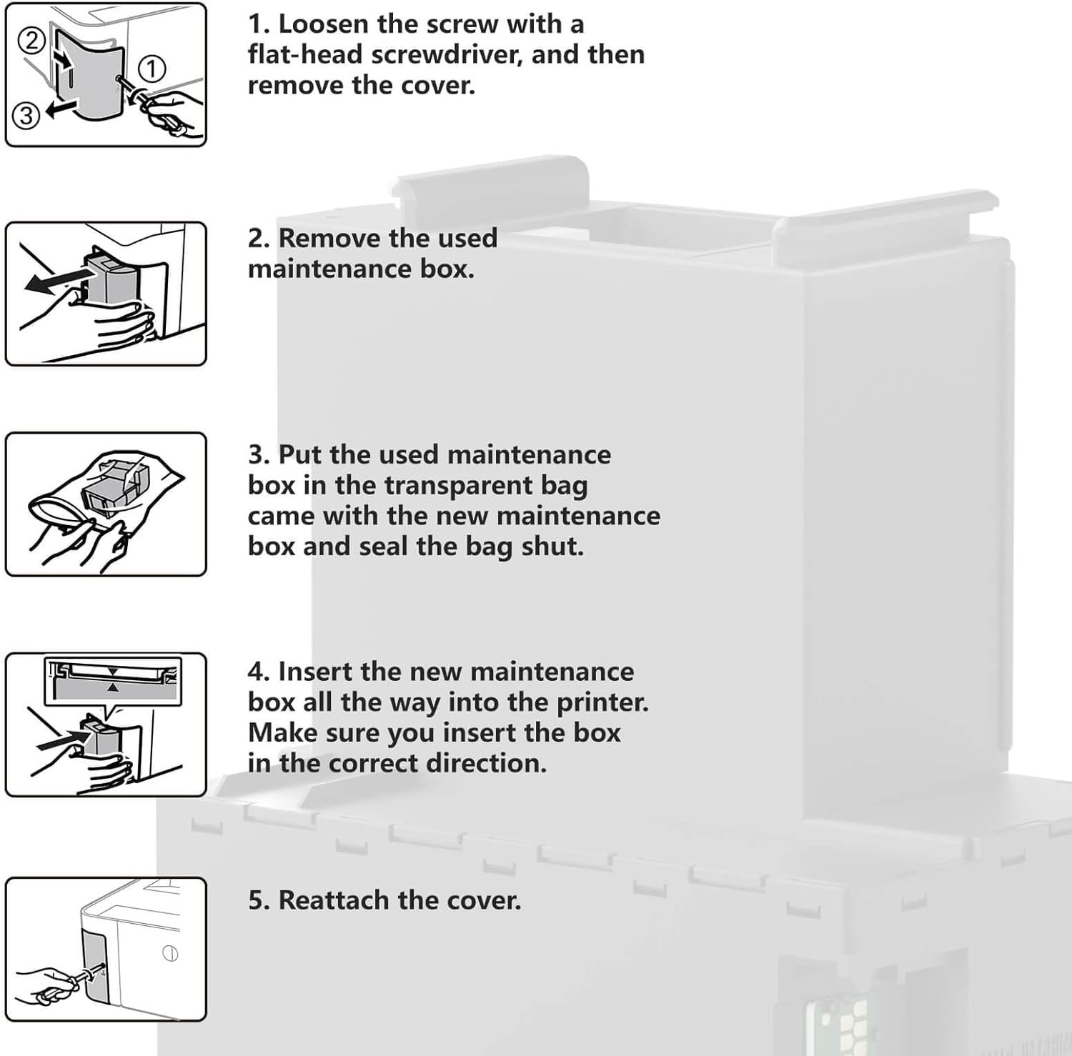 T04D1 T04D100 EWMB2 Maintenance Box Ink Waste Tank Unbranded New In Box