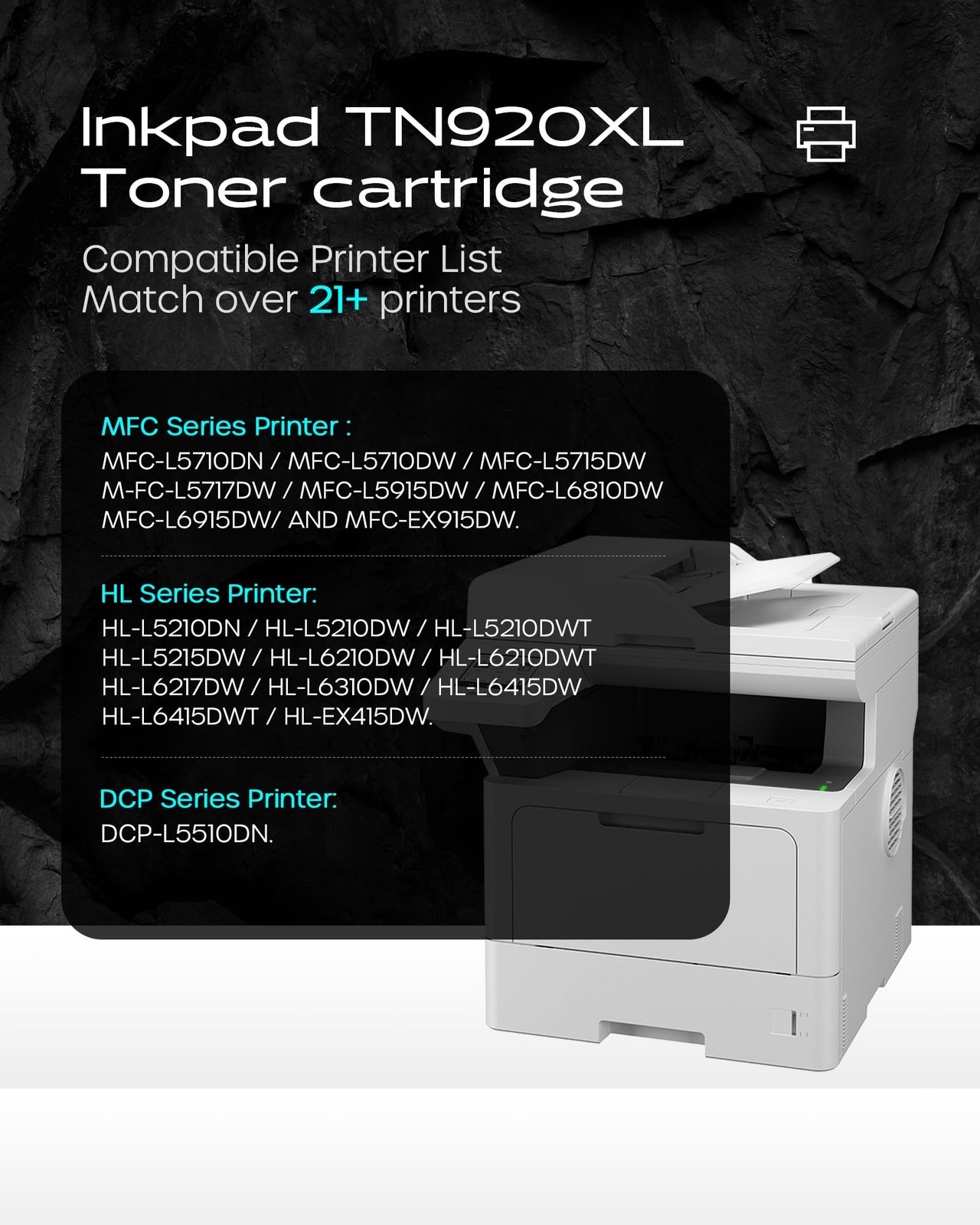TN920XL Toner Cartridge for Brother HL-L6210DW (1 Black)