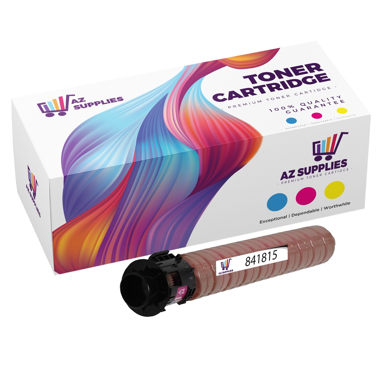 1PK 841815 841819 Magenta Toner Cartridge Compatible Ricoh Aficio MP C3003 C3503