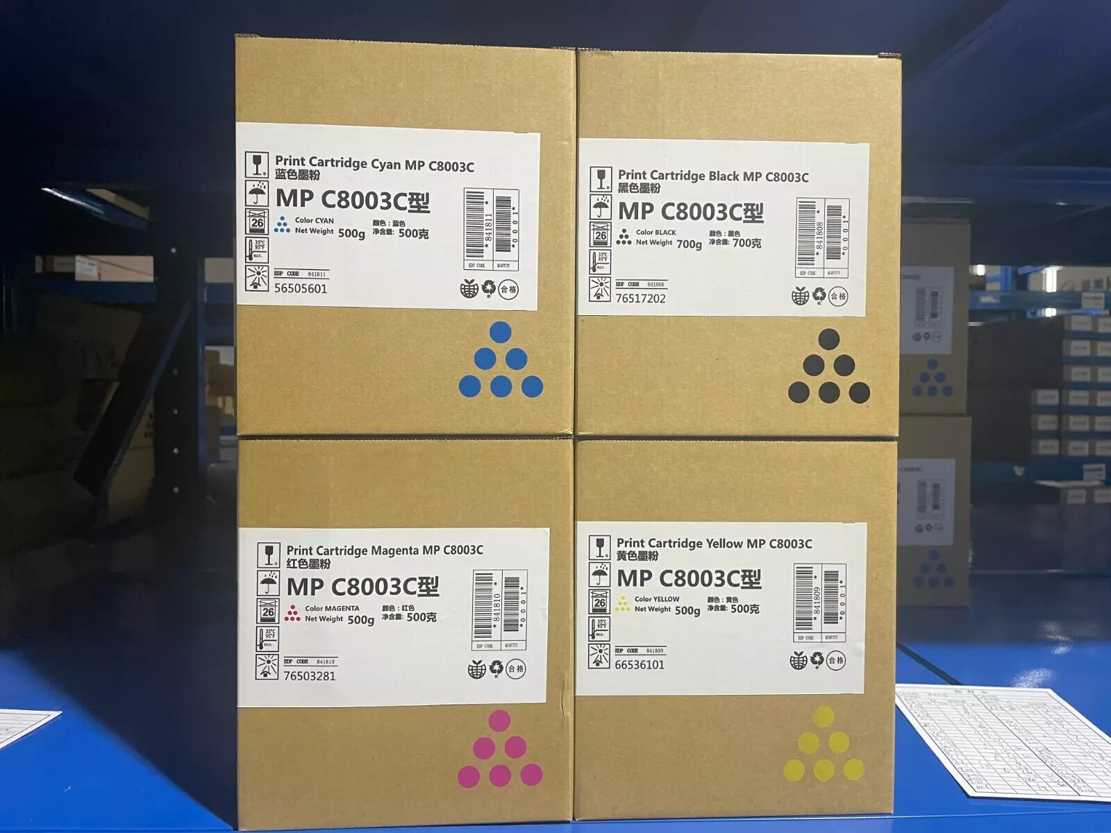 Japan Replacement Toner for Ricoh MP C6503 C8003 IM C6500 C8000 CMYK