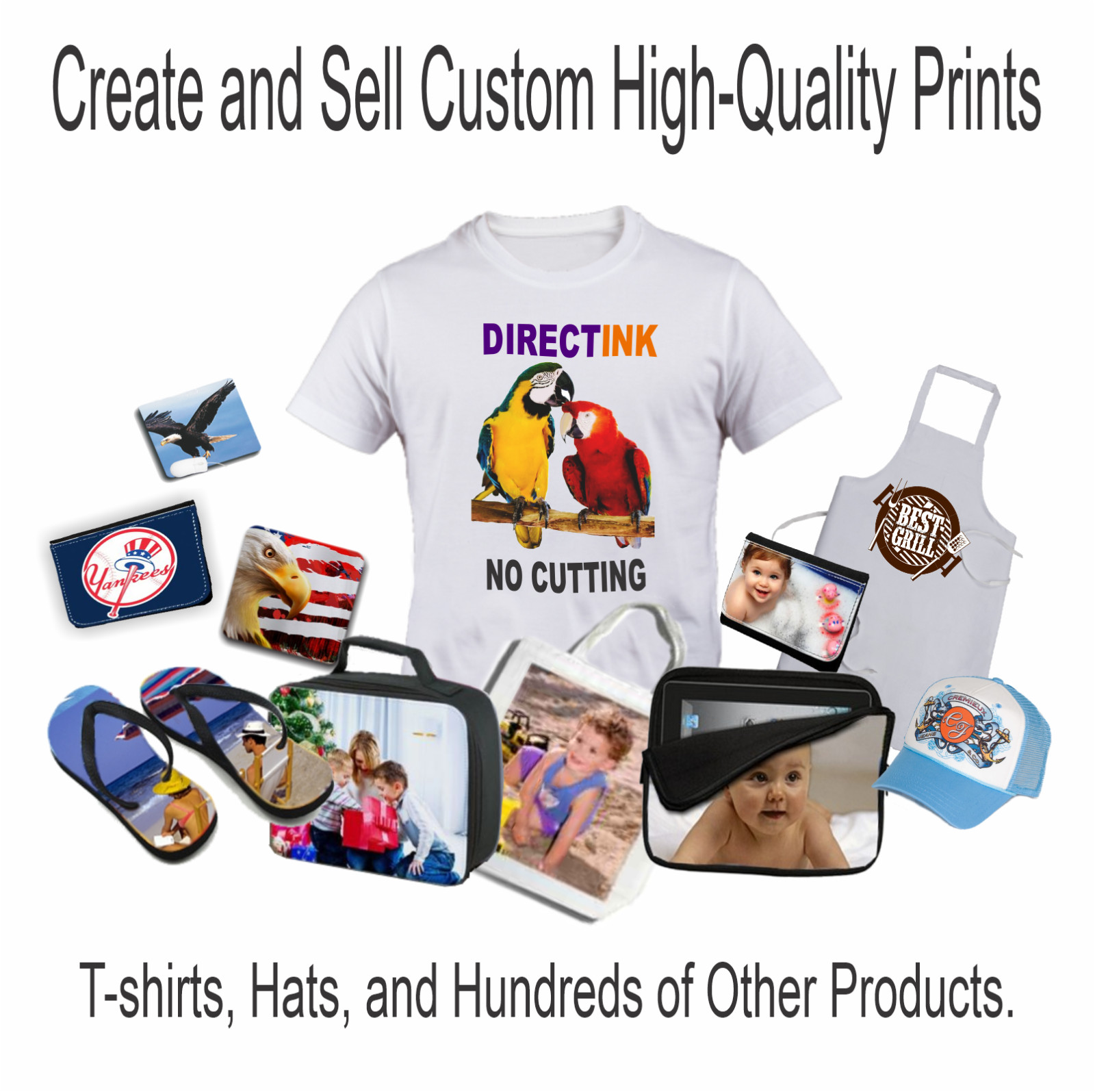 Epson Printer with DTF ink- Heat Press Machine 15×15 T-Shirt Print Start Bundle+