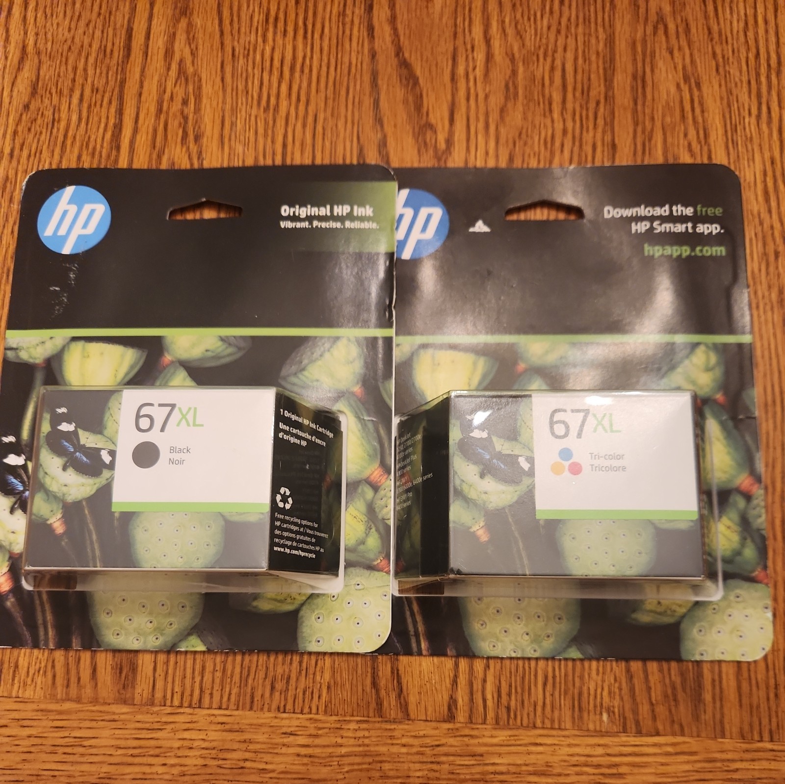 HP Original Ink 67XL Black, 67 Cyan, Magenta, Yellow (2 Pack)
