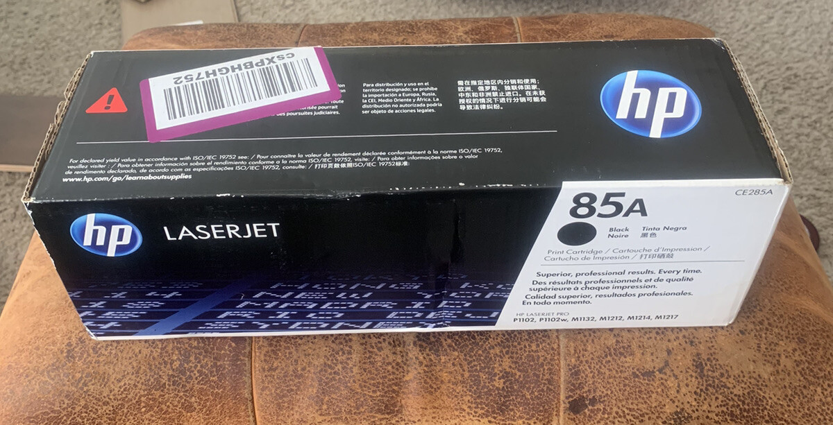 HP 85A Black Original LaserJet Toner Cartridge, ~1,600 pages, CE285A – FREESHIP