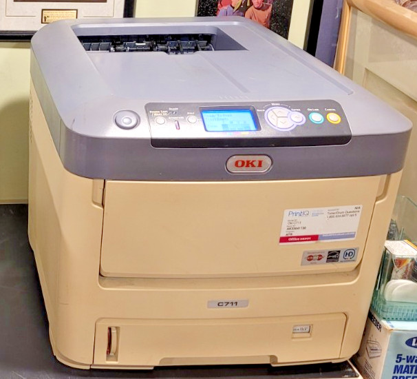 Oki C711 Digital LED Color Printer,Toners Black,Yellow,Cyan,Magenta,2nd Printer