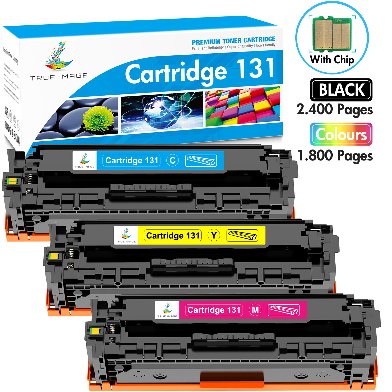 High Yield CRG 131 Toner Lot for Canon imageCLASS LBP7110Cw MF8280Cw MF8080C lot
