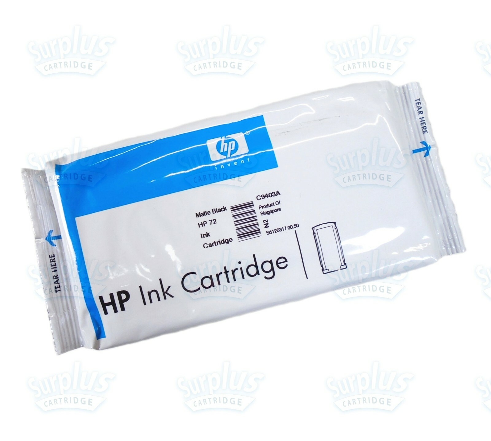Genuine HP 72 Matte Black Ink C9403A T790 T610 T2300 T1120 T1200 T1300 (130ML)