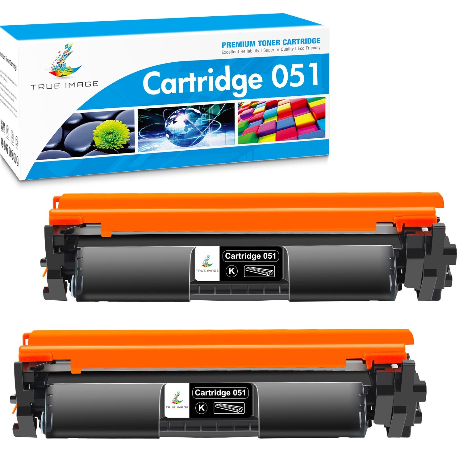 2 PK 051 Toner For Canon ImageCLASS LBP162dw MF267dw MF264dw MF269dw MF263dn