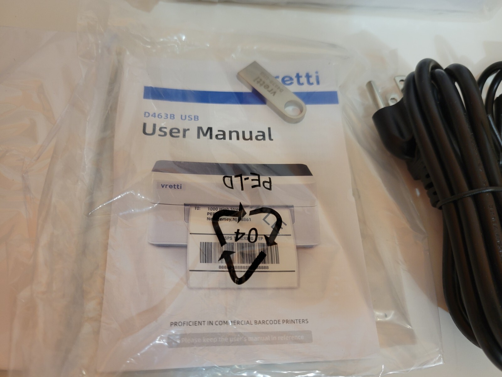 VRETTI Thermal Shipping Label Printer 4×6 Wireless Bluetooth Label Printer Wifi