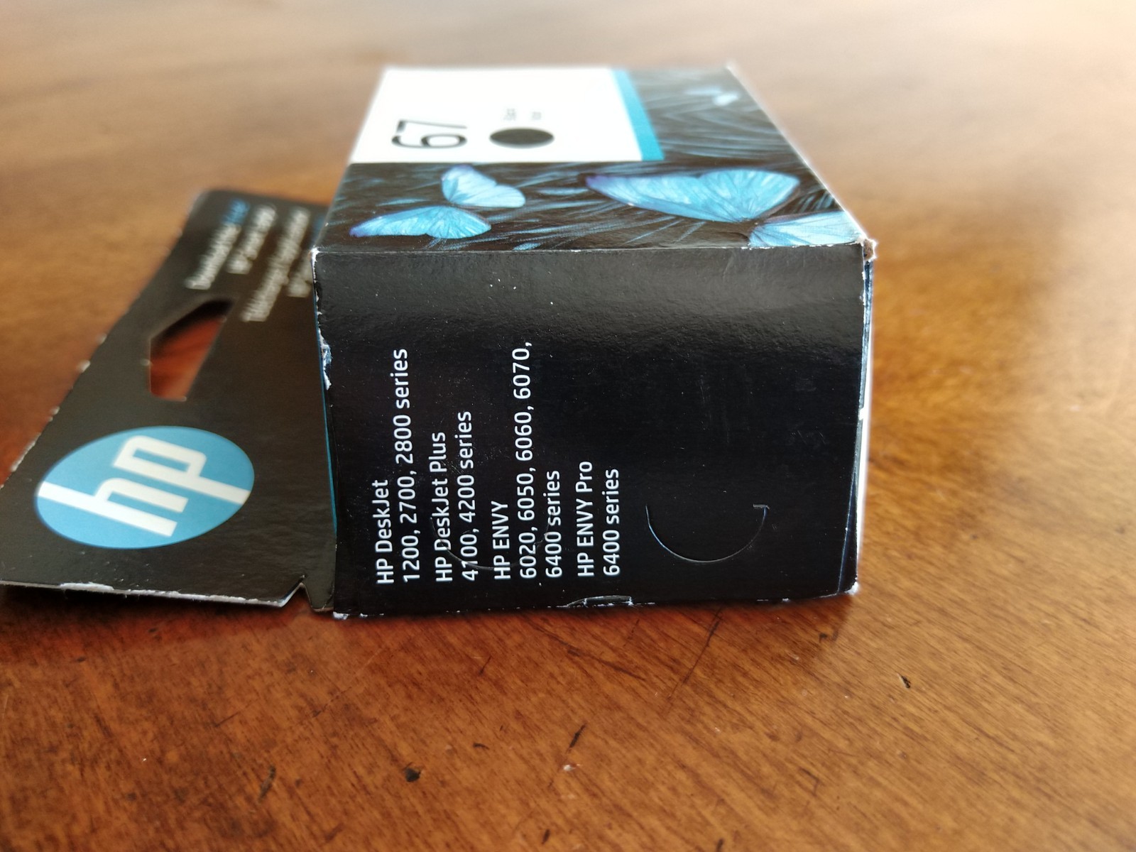 HP 67 Black Original Ink Cartridge, ~120 pages, 3YM56AN#140 Expires APRIL 2026