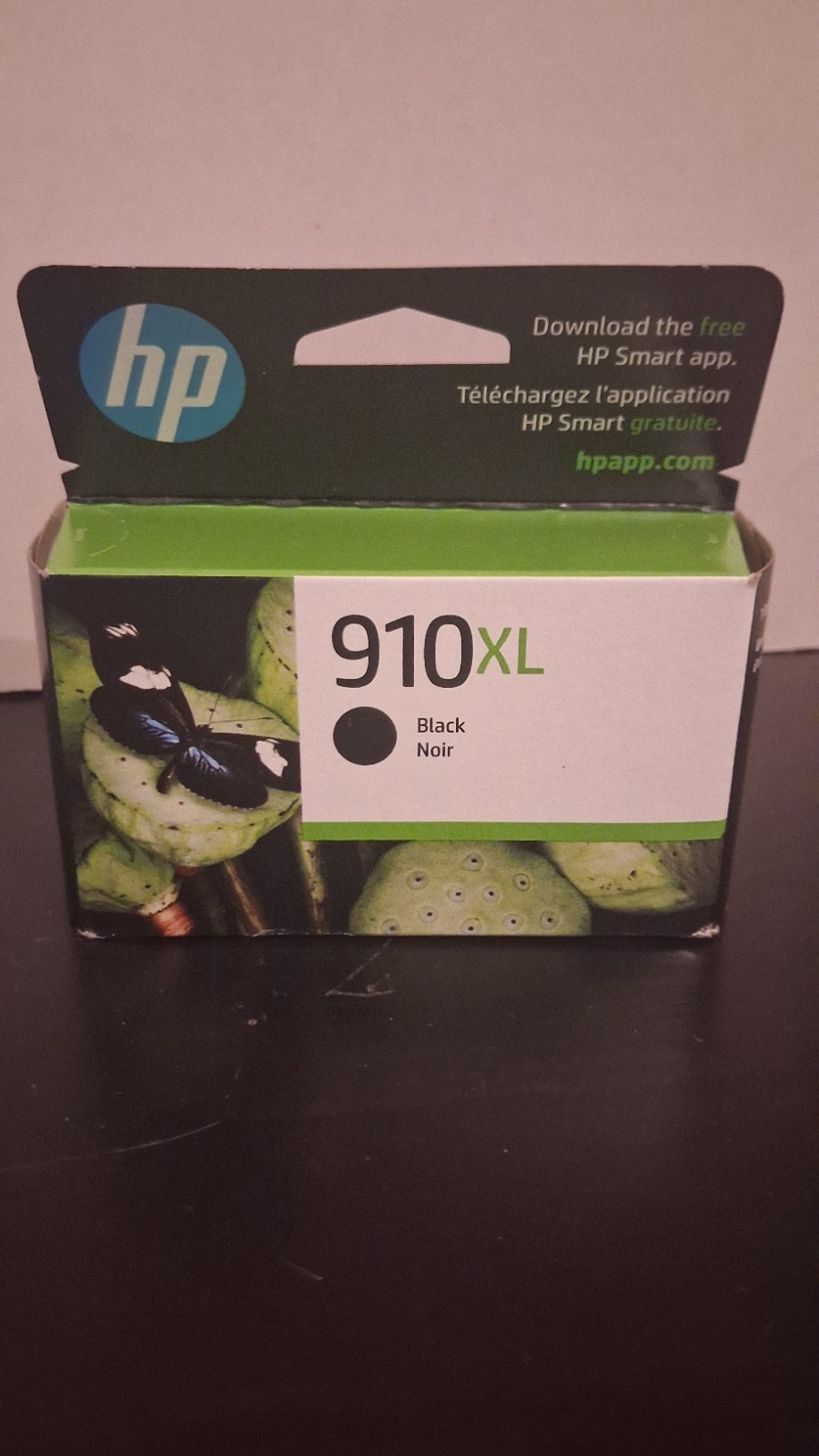 Genuine HP 910XL High Yield Black Ink Cartridge EXP August 2026 New In Box