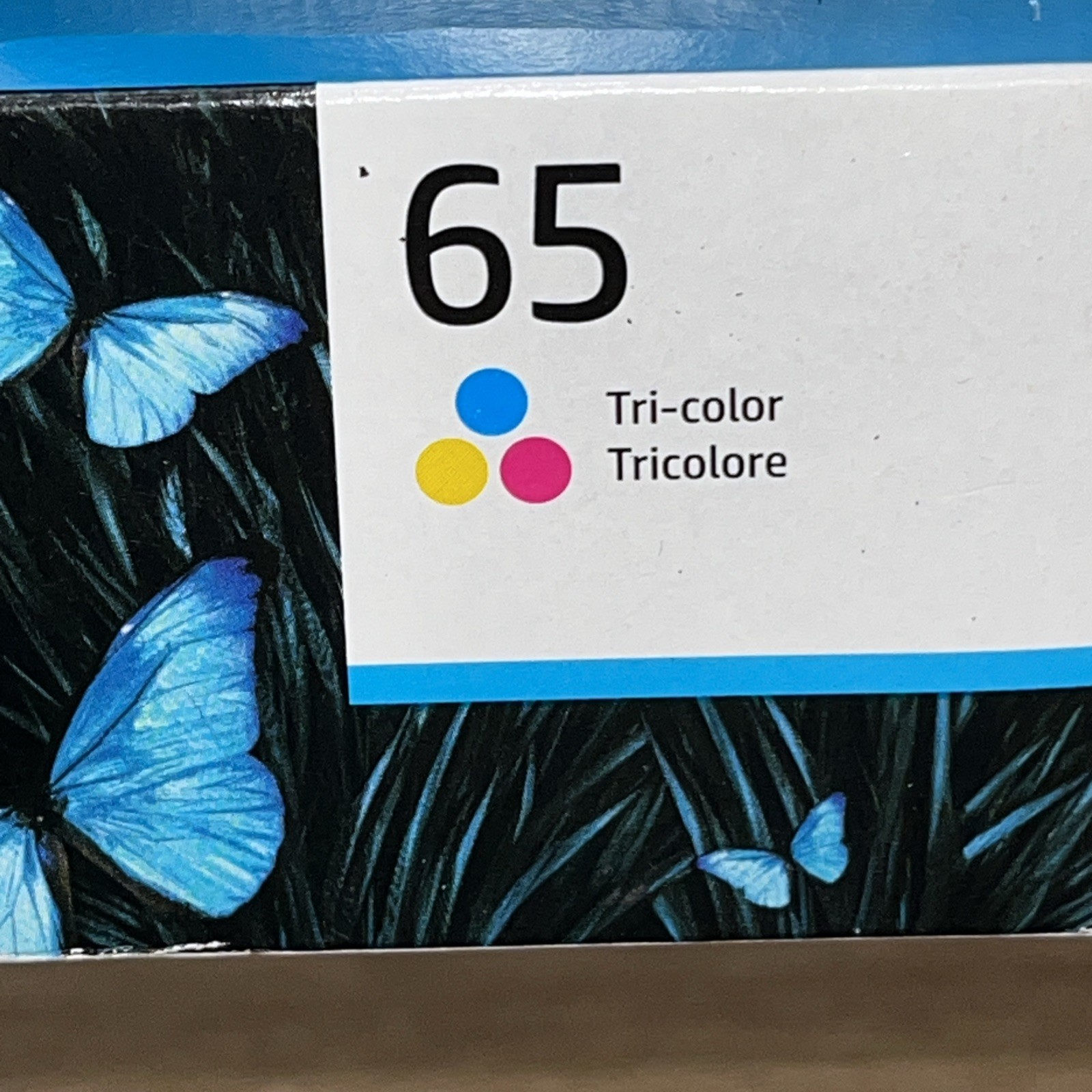 HP 65 TRI COLOR INK CARTRIDGE EXP MAY 2027 New Sealed