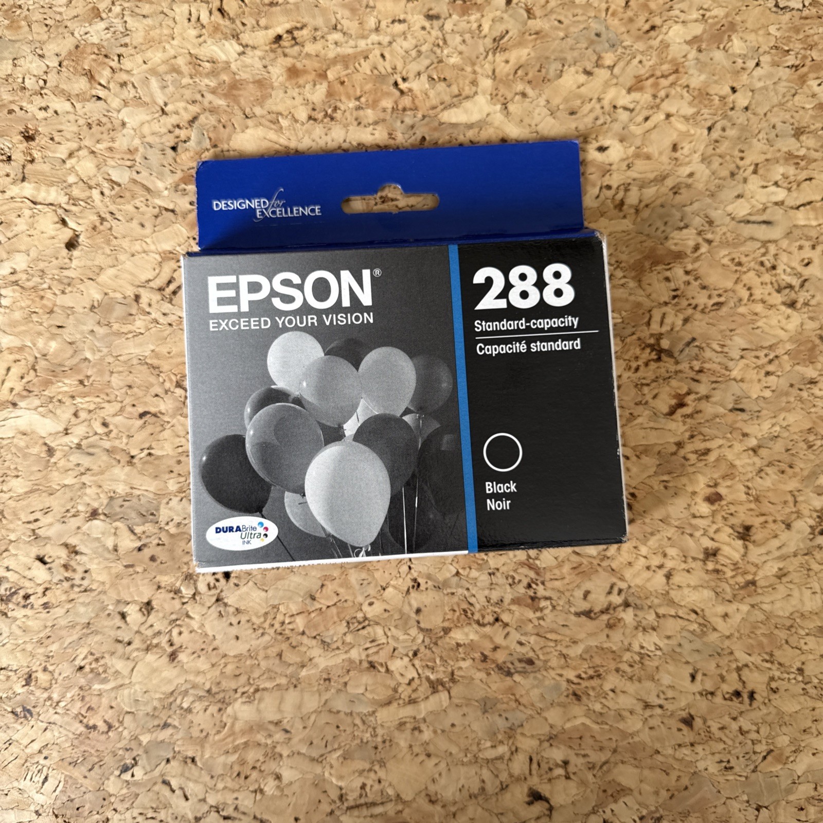 Epson 288 DURABrite Ultra Black Ink Cartridge T288120 NEW Exp 06/2027