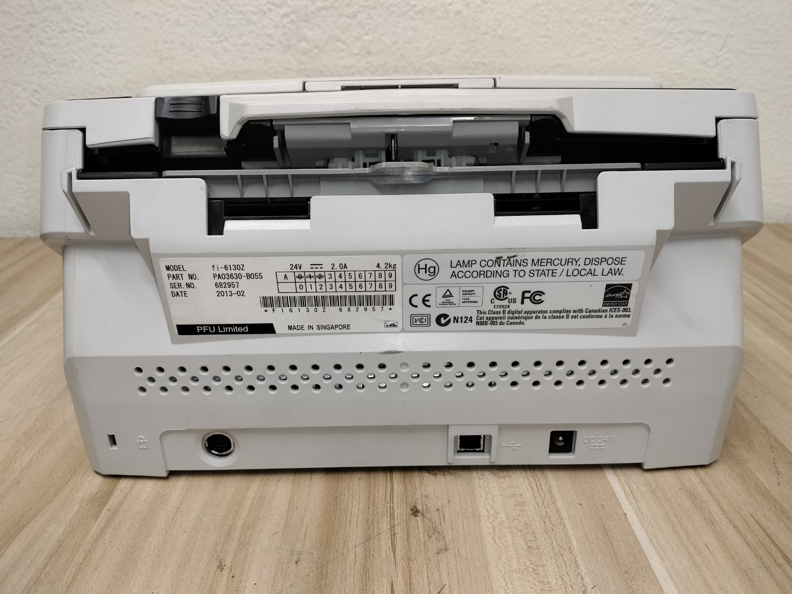 Fujitsu FI-6130Z Duplex Sheetfed Document Color Scanner PA03630-B055